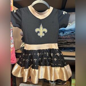 NEW ORLEANS SAINTS Tutu Dress Size 4T / Retail $39